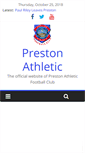 Mobile Screenshot of prestonathletic.co.uk